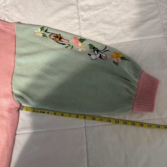 Disney Hot Topic Pastel Colorblock Cardigan Mickey Minnie Sweater Plus Size 5 - Picture 9 of 9